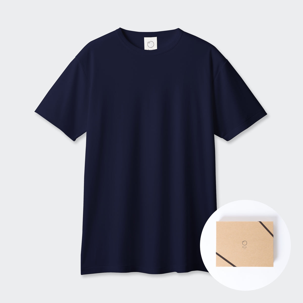 ギフトセット]MENS ベーシック 半袖 クルーネックTシャツ NAVY | 高級 