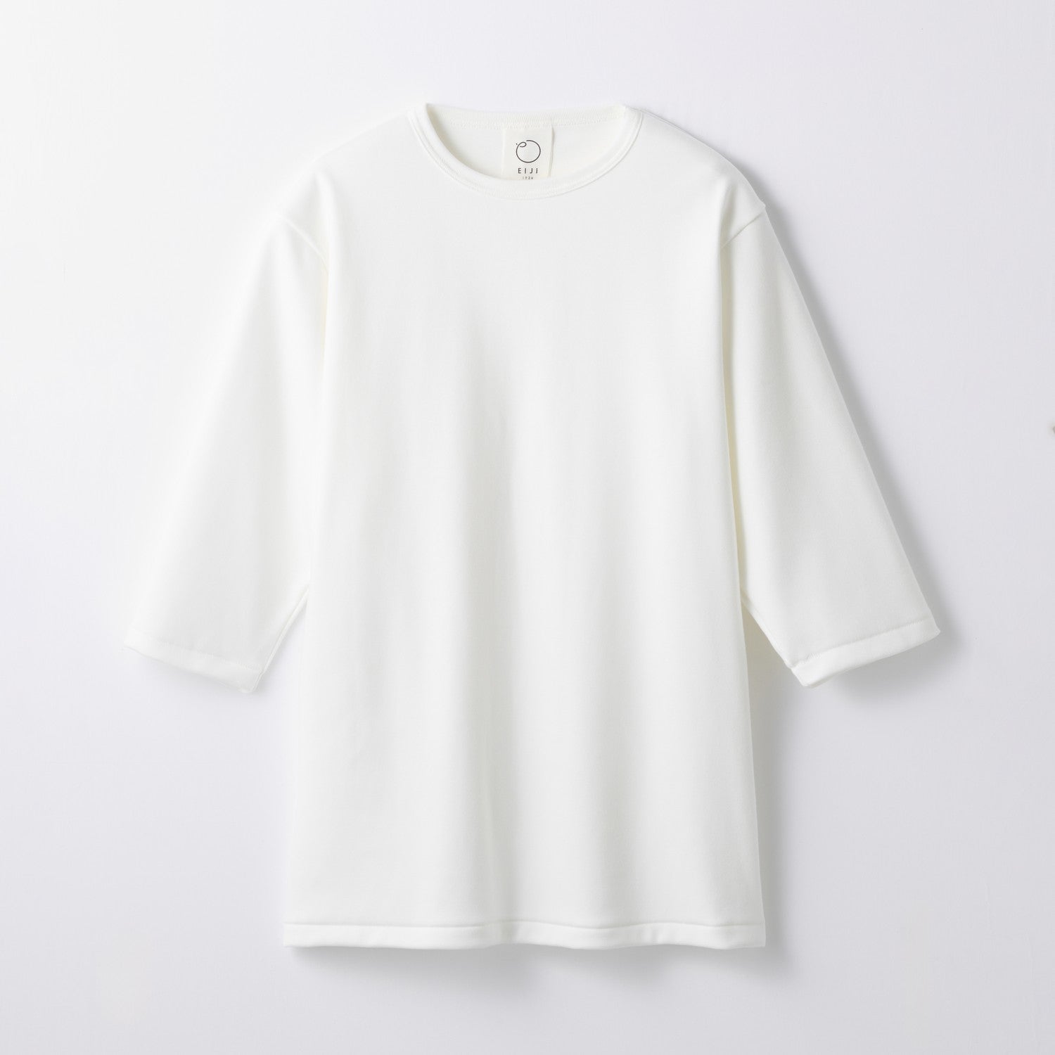 WOMENS ヘビー 7分袖 クルーネックTシャツ WHITE