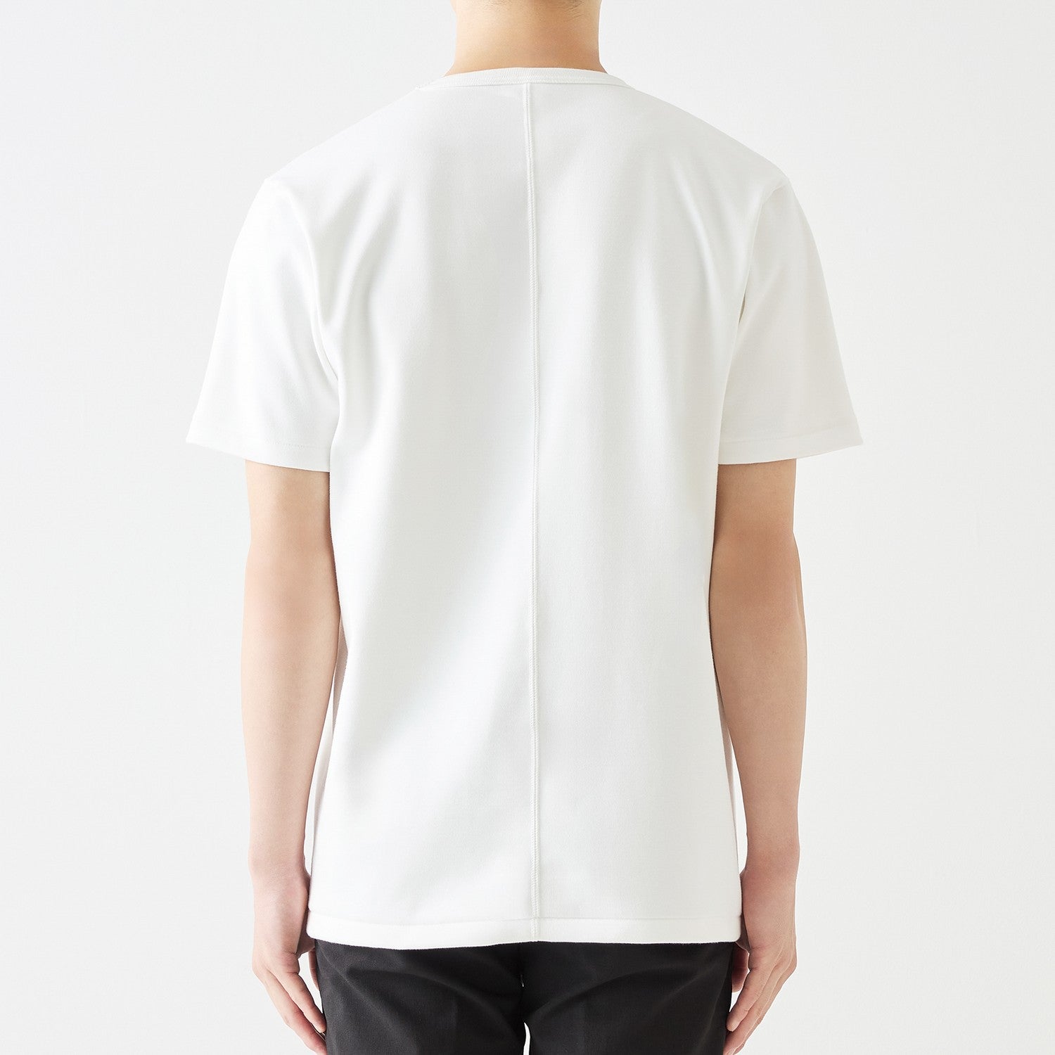 MENS ヘビー 半袖 クルーネックTシャツ WHITE