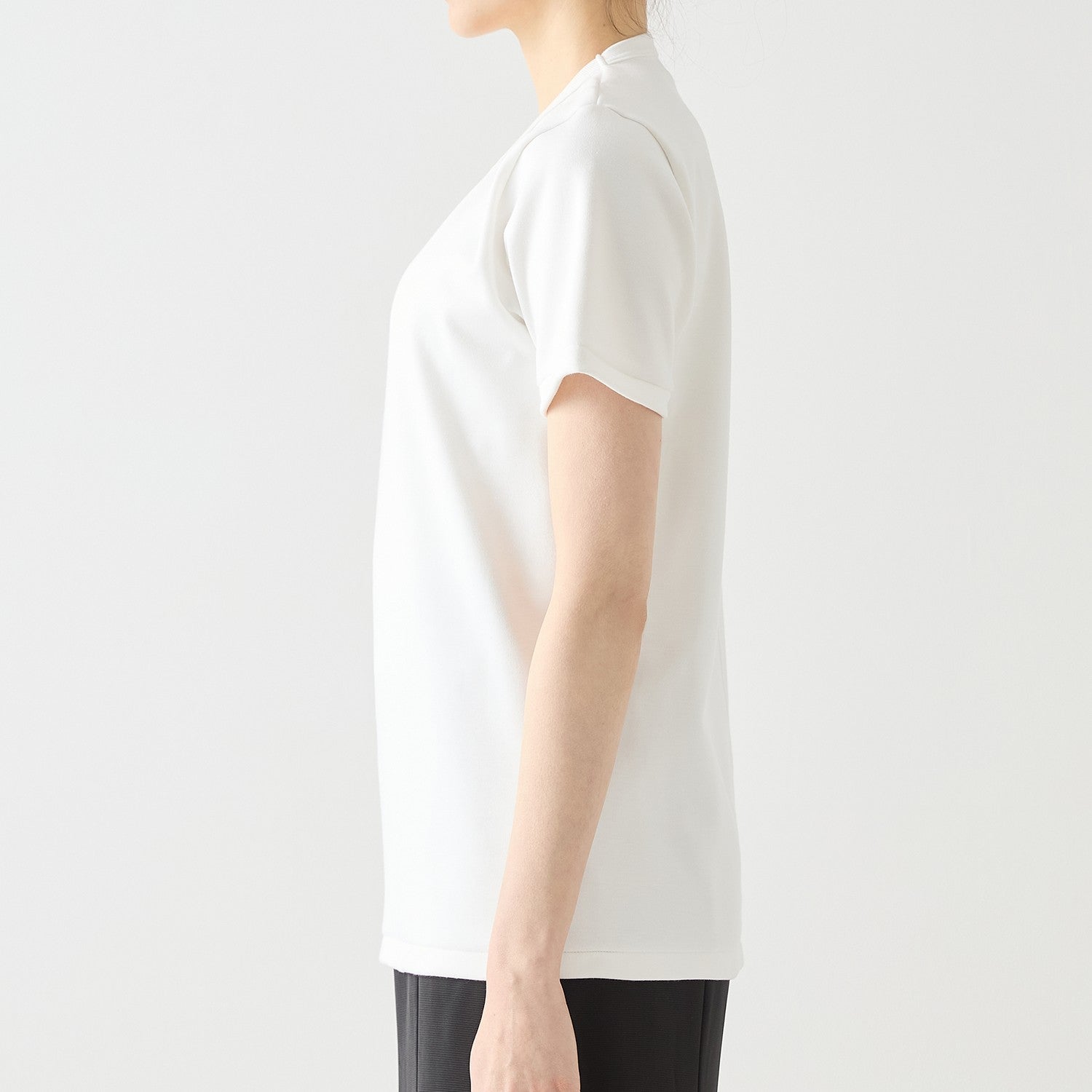 WOMENS ヘビー 半袖 VネックTシャツ ORGANIC