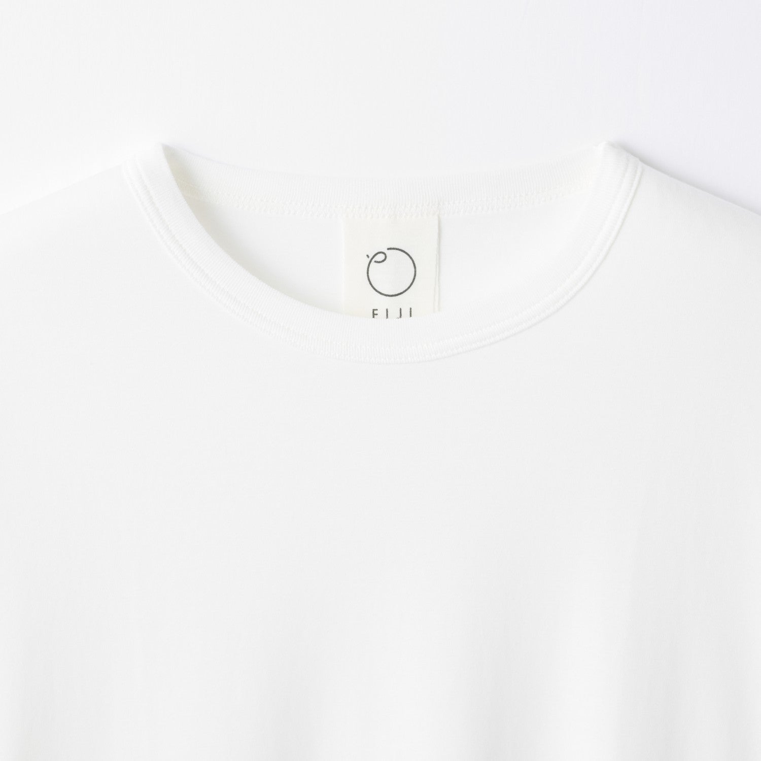 MENS ベーシック 長袖 クルーネックTシャツ WHITE