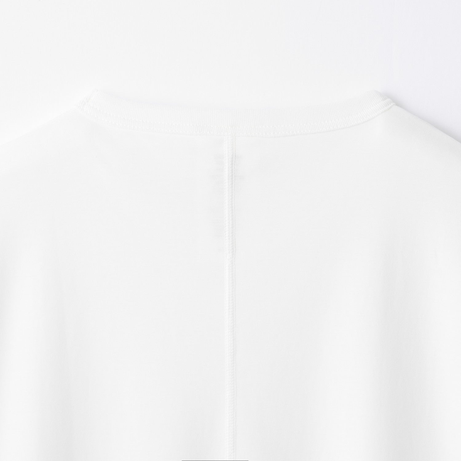 MENS ベーシック 長袖 クルーネックTシャツ WHITE