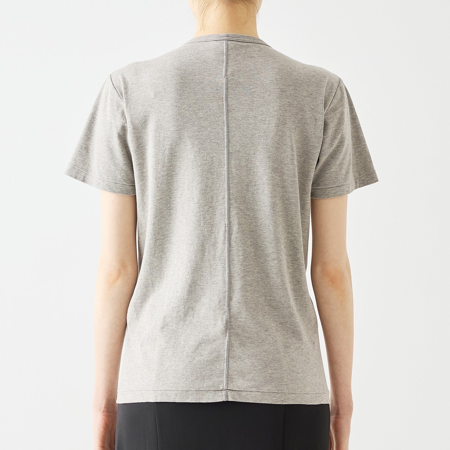 WOMENS ベーシック 半袖 クルーネックTシャツ HEATHER GRAY