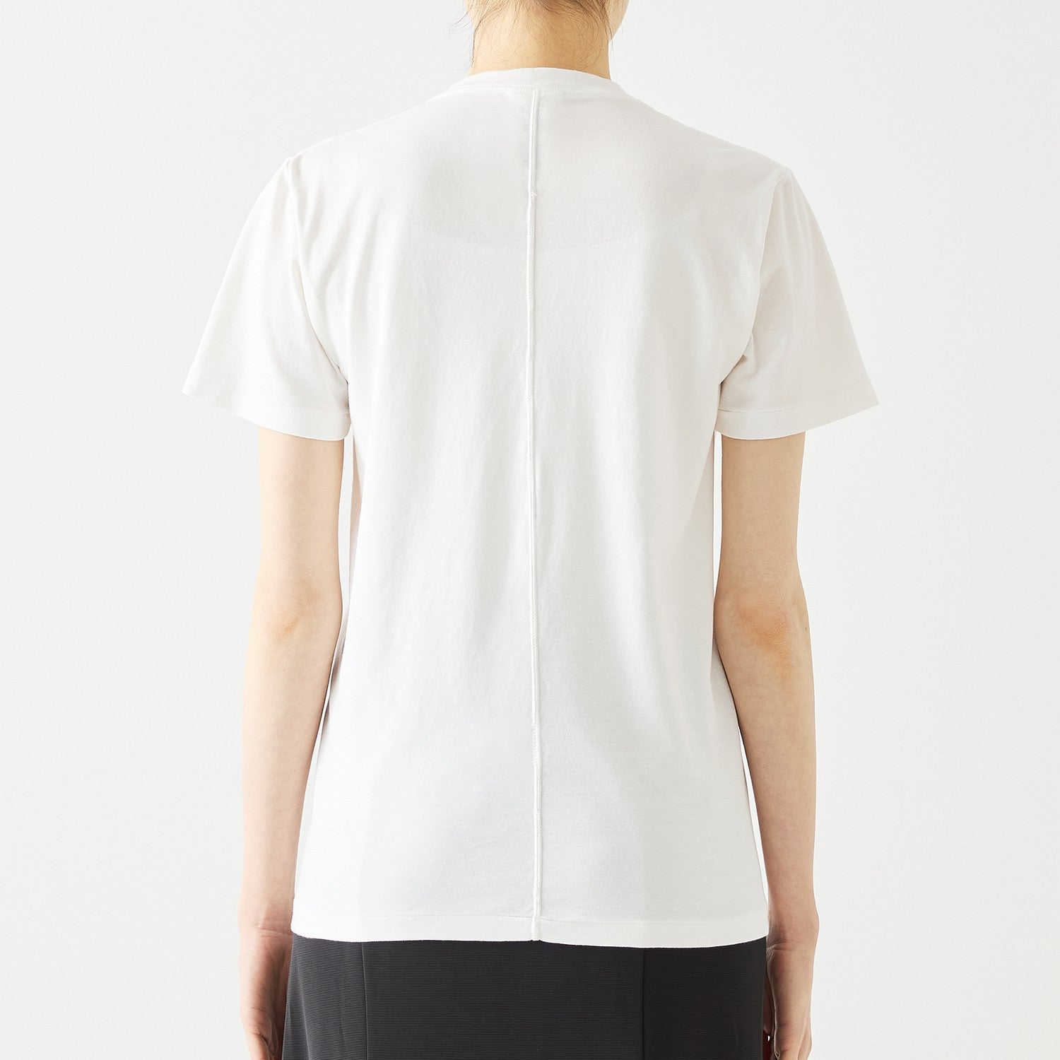 WOMENS ベーシック 半袖 VネックTシャツ RED