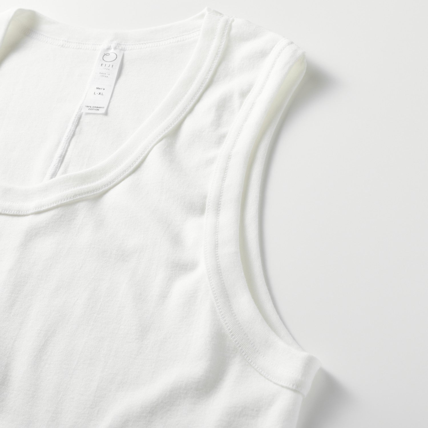 WOMENS RIBBED TANK TOP WHITE