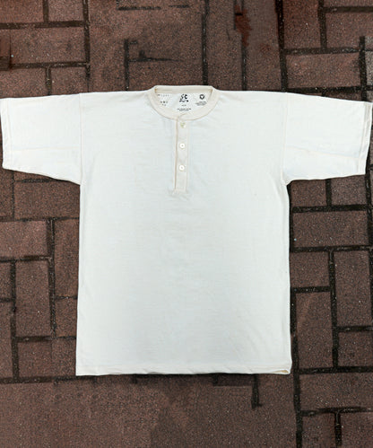 GOTS ORGANIC TEE SEW 1926 HENRY by EIJI GOTS TEE  ゴッツTシャツ1926モデル ヘンリーネック