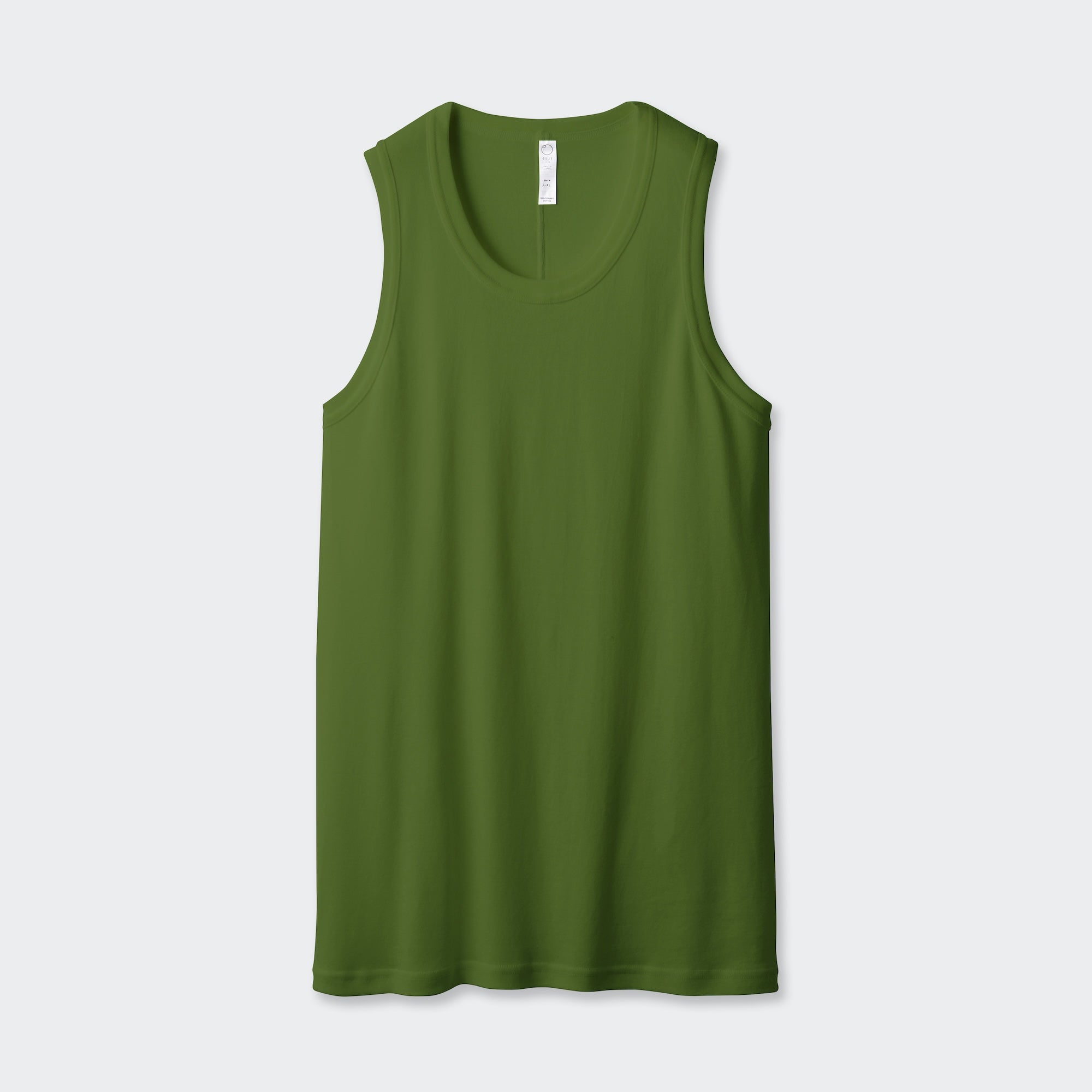 WOMENS リブ タンクトップ GREEN