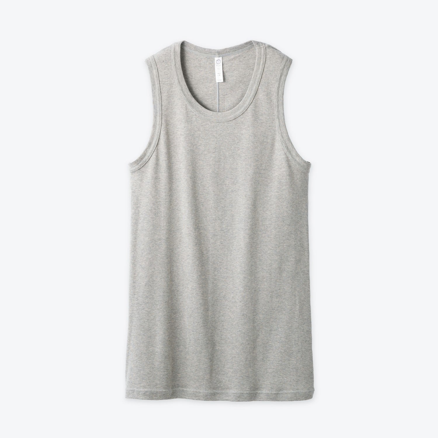 MENS リブ タンクトップ HEATHER GRAY