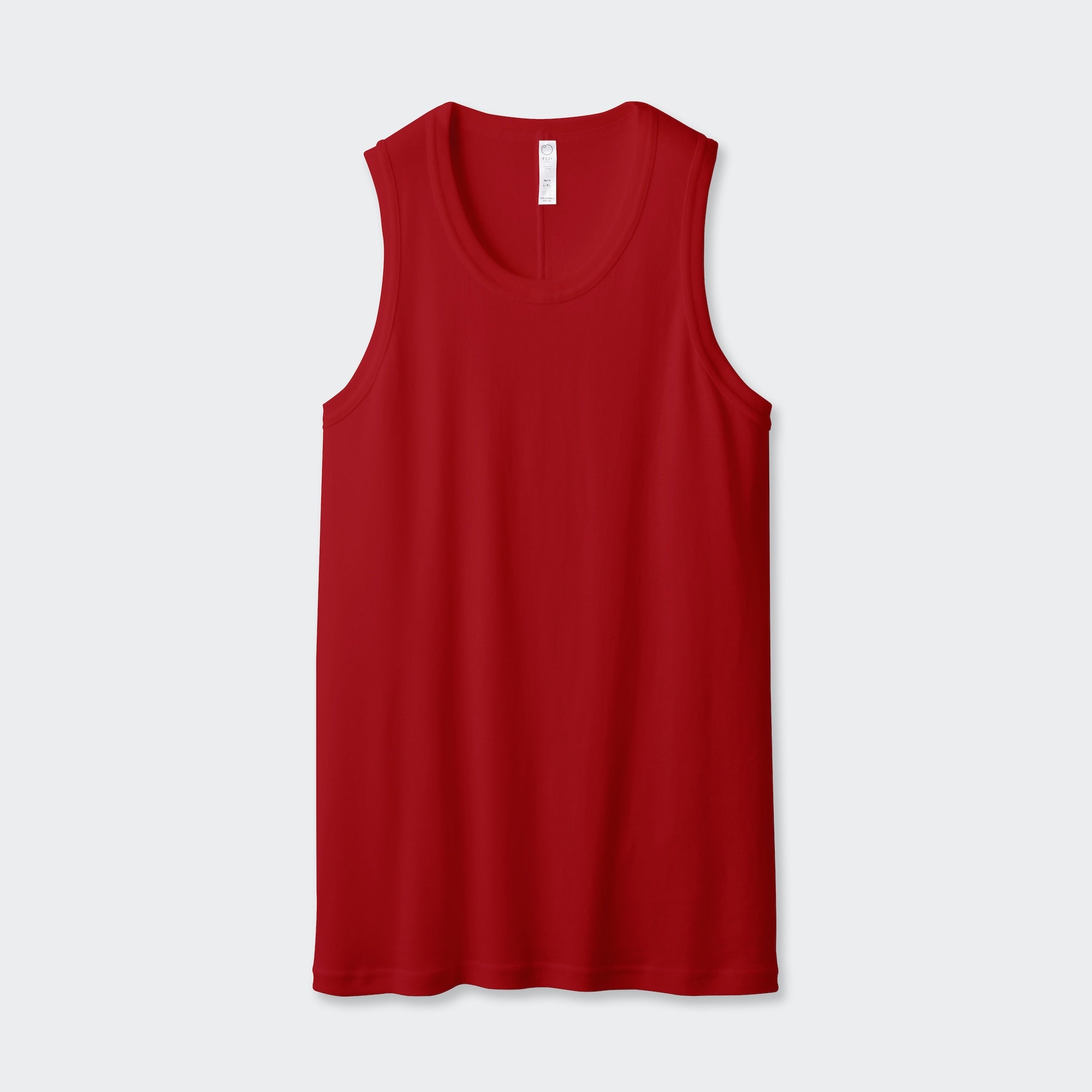 WOMENS リブ タンクトップ RED