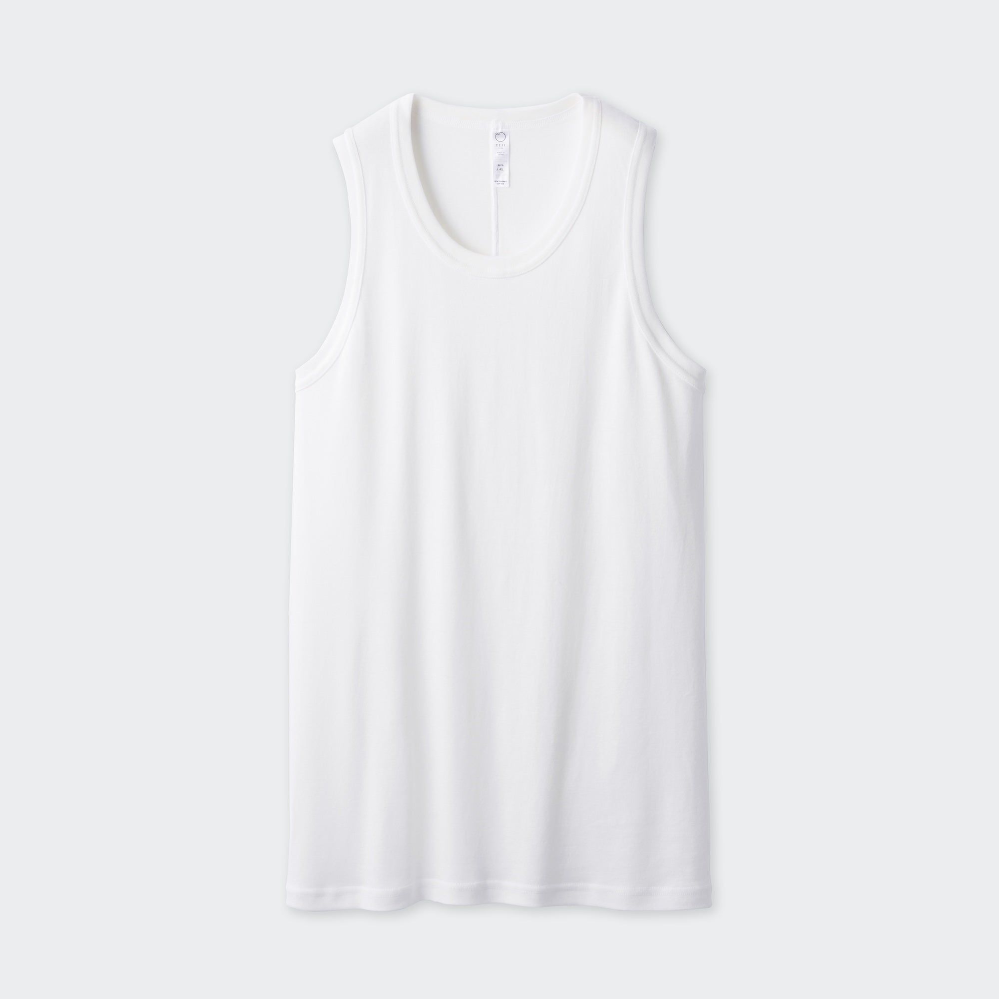 WOMENS リブ タンクトップ WHITE