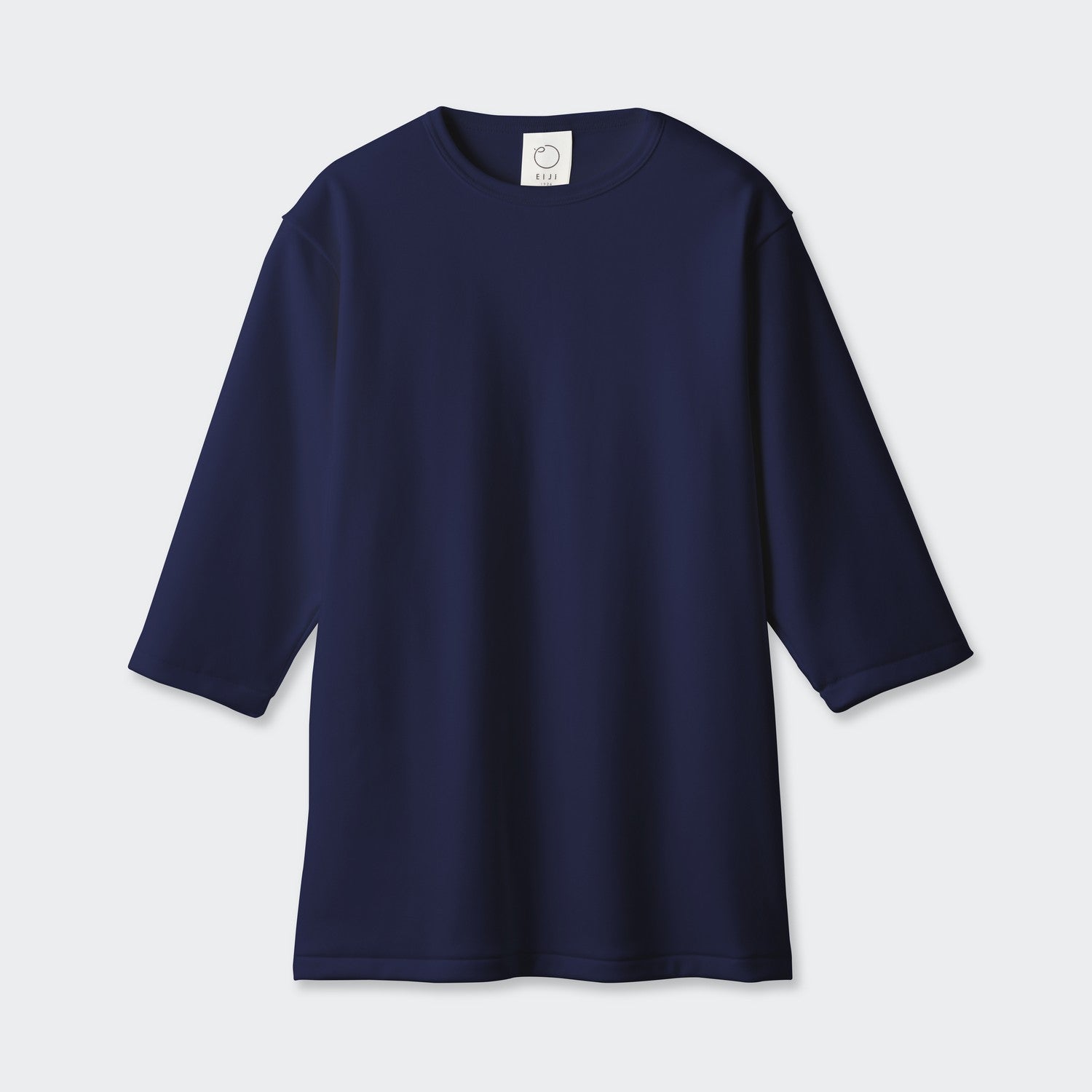 MENS ヘビー 7分袖 クルーネックTシャツ NAVY