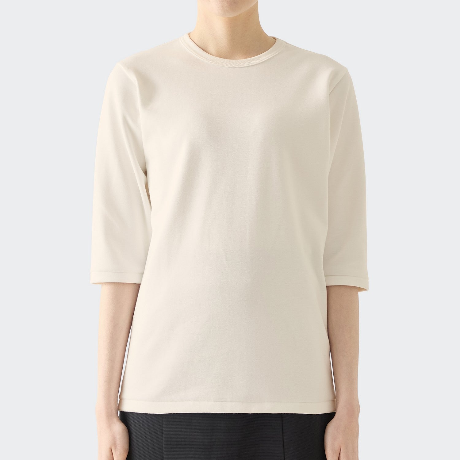 WOMENS ヘビー 7分袖 クルーネックTシャツ ORGANIC