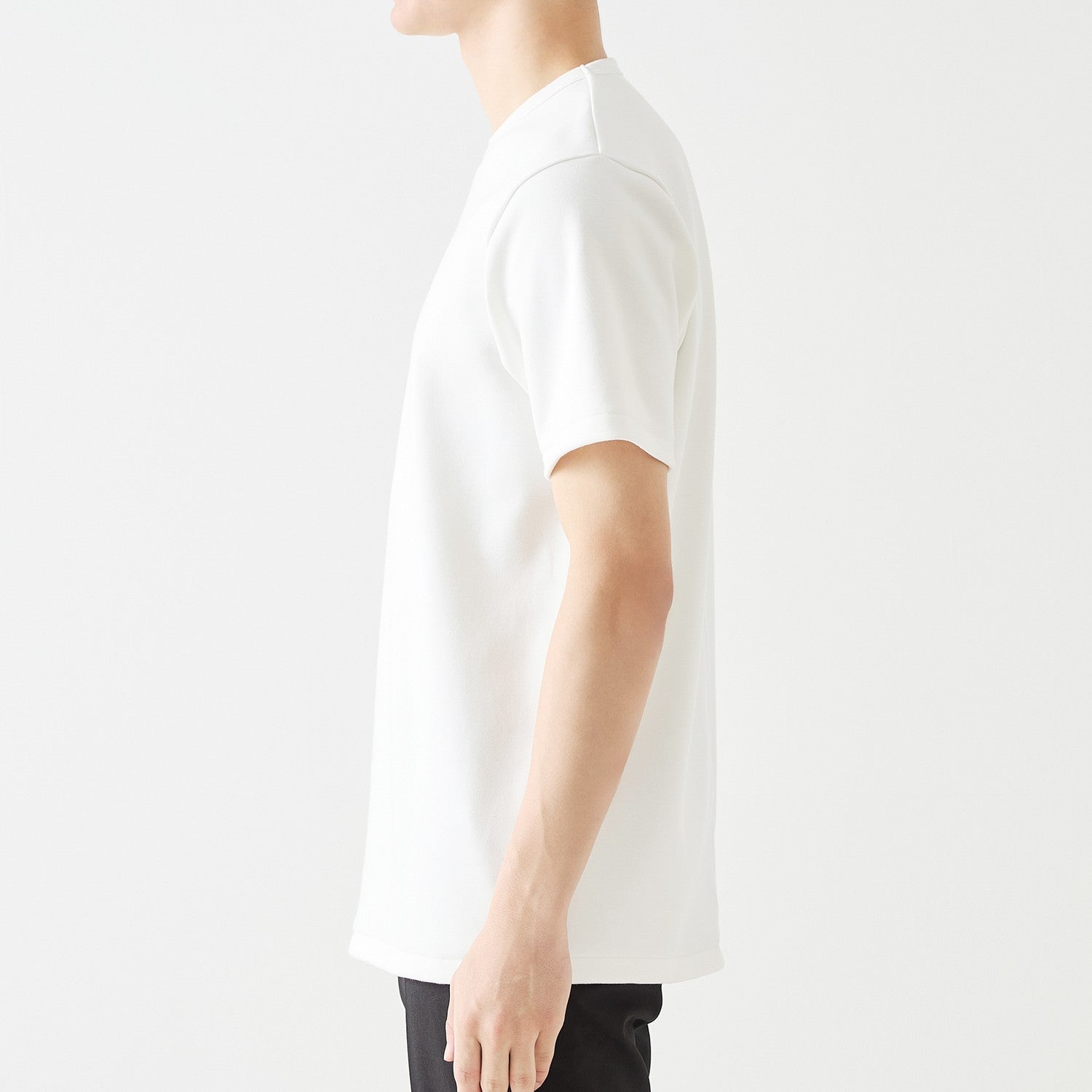 MENS ヘビー 半袖 クルーネックTシャツ WHITE