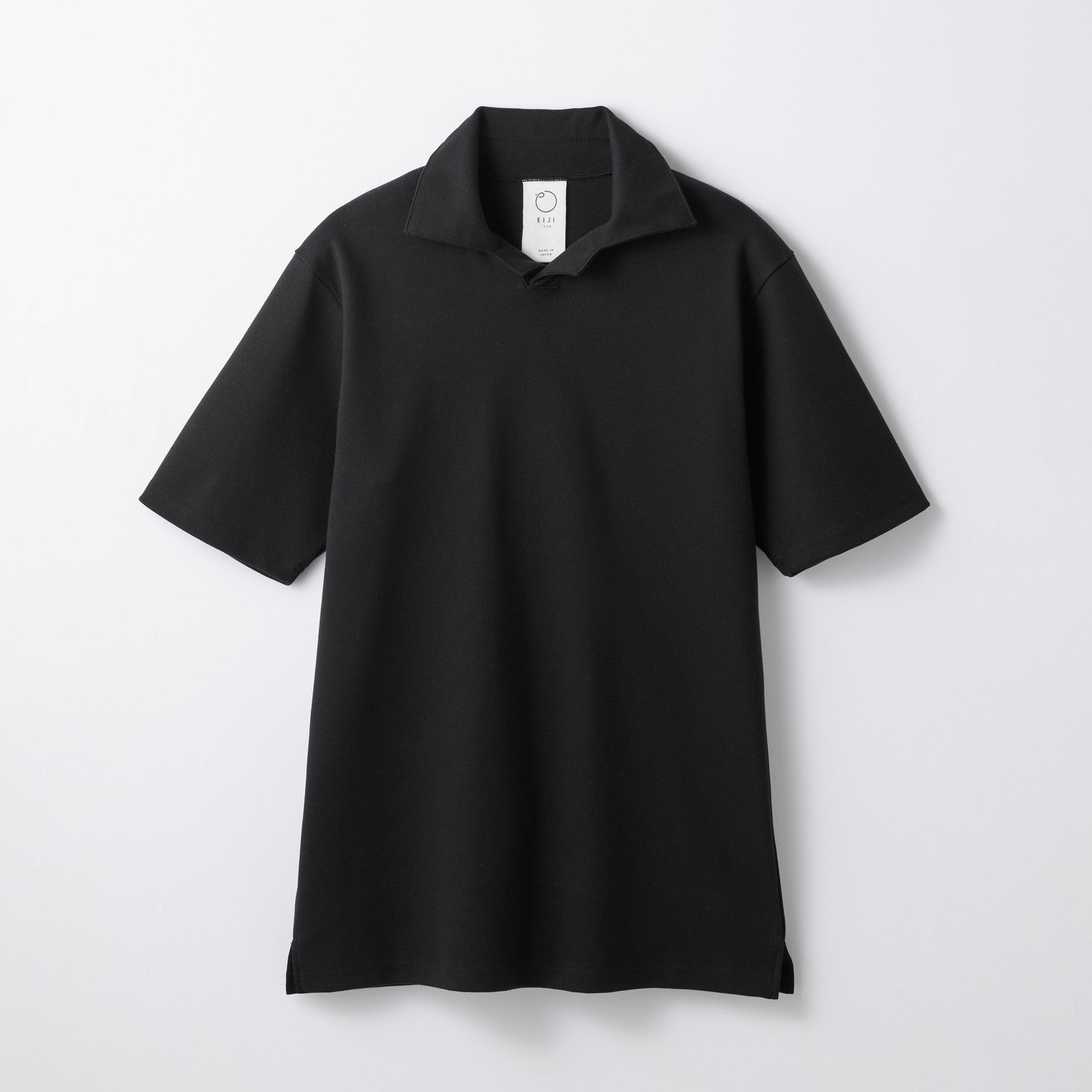 MENS ヘビー 半袖 ポロシャツ BLACK