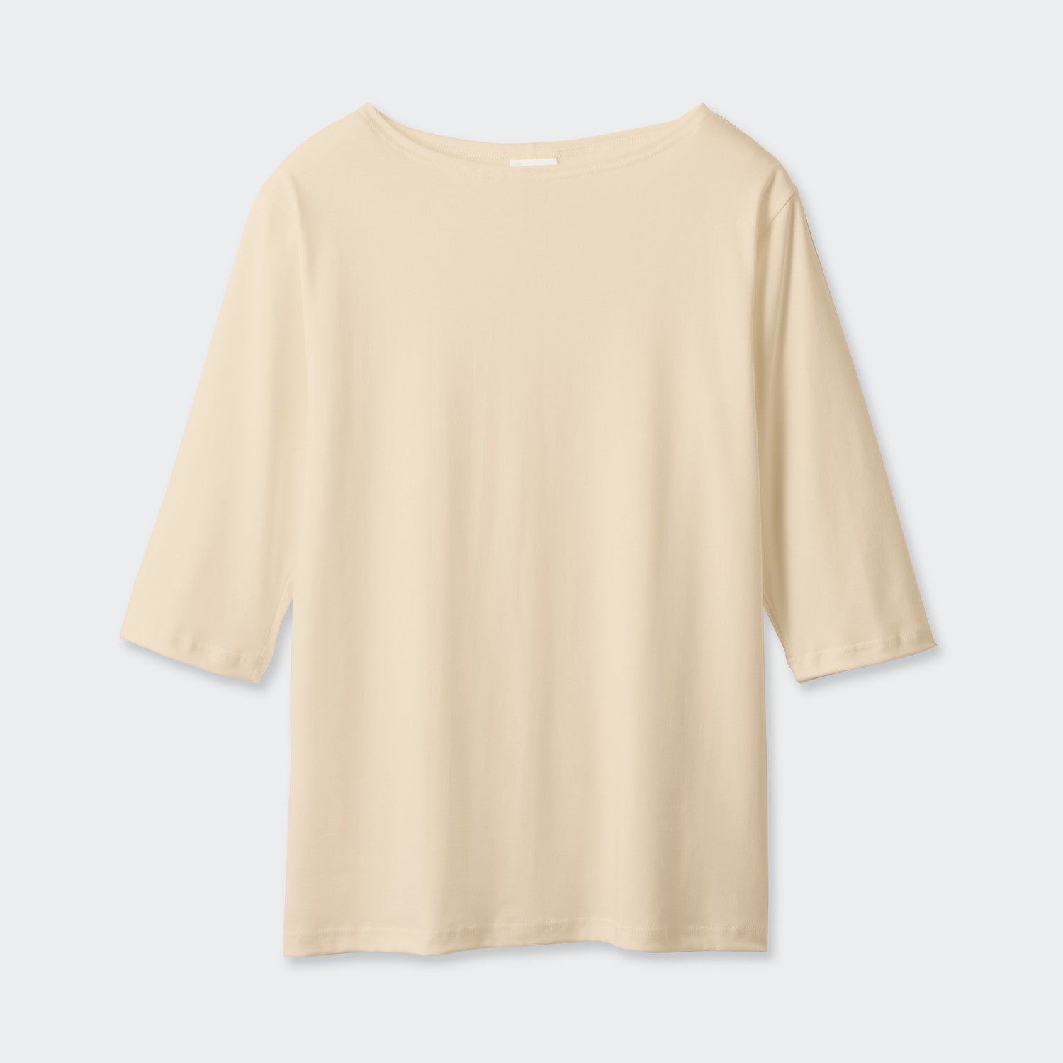 WOMENS ベーシック 7分袖 ボートネックTシャツ ORGANIC