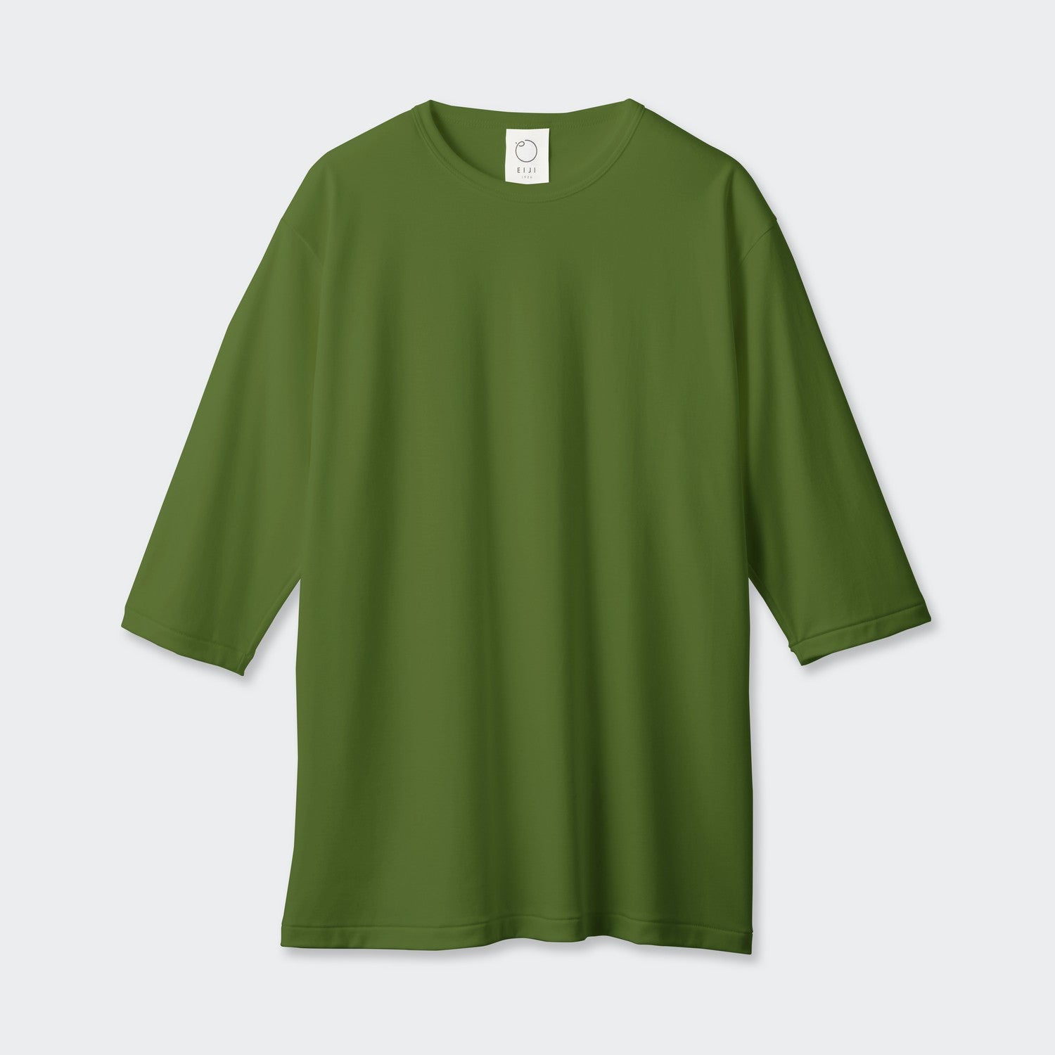 WOMENS ベーシック 7分袖 クルーネックTシャツ GREEN