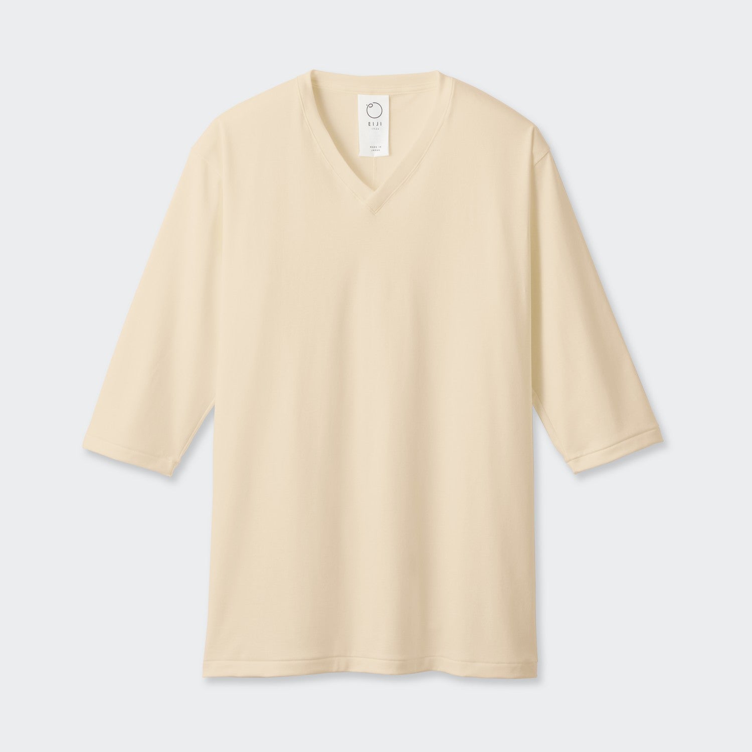 WOMENS ベーシック 7分袖 VネックTシャツ ORGANIC