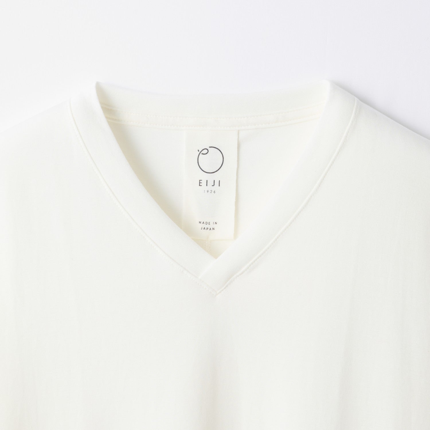 WOMENS ベーシック 7分袖 VネックTシャツ WHITE