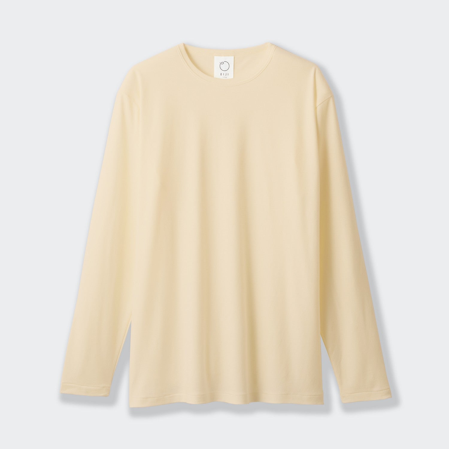 WOMENS BASIC LONG SLEEVE CREW NECK T-SHIRT ORGANIC