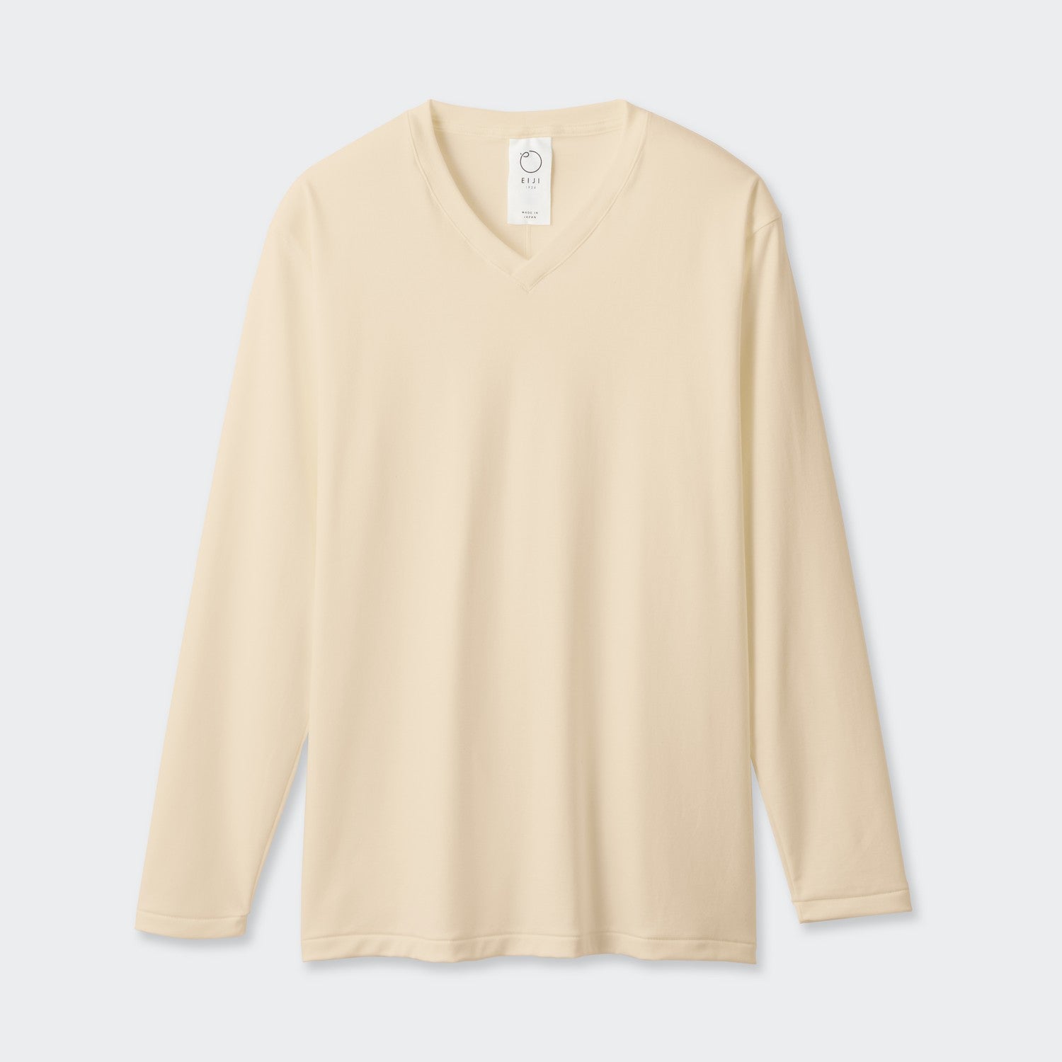 WOMENS BASIC LONG SLEEVE V-NECK T-SHIRT ORGANIC