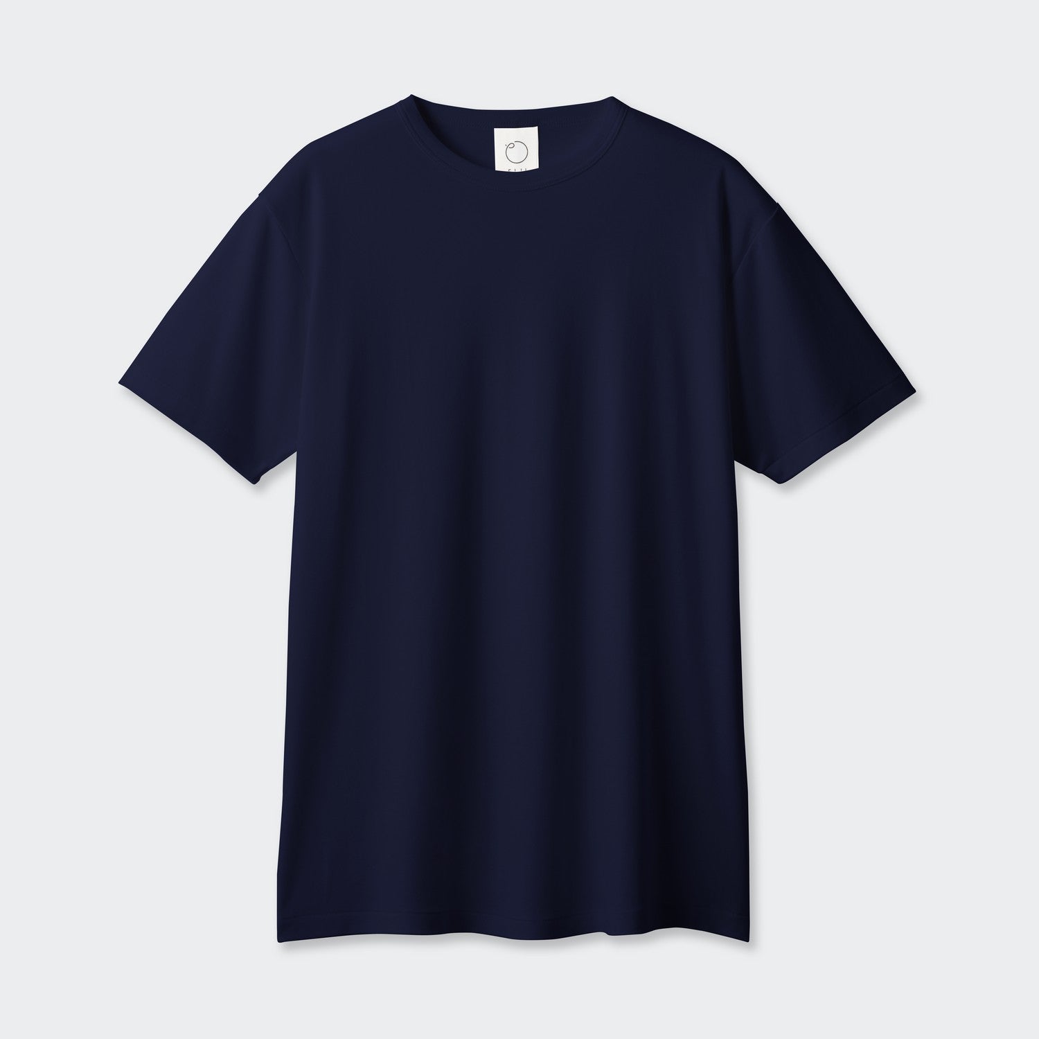 WOMENS BASIC SHORT SLEEVE CREW NECK T-SHIRT NAVY