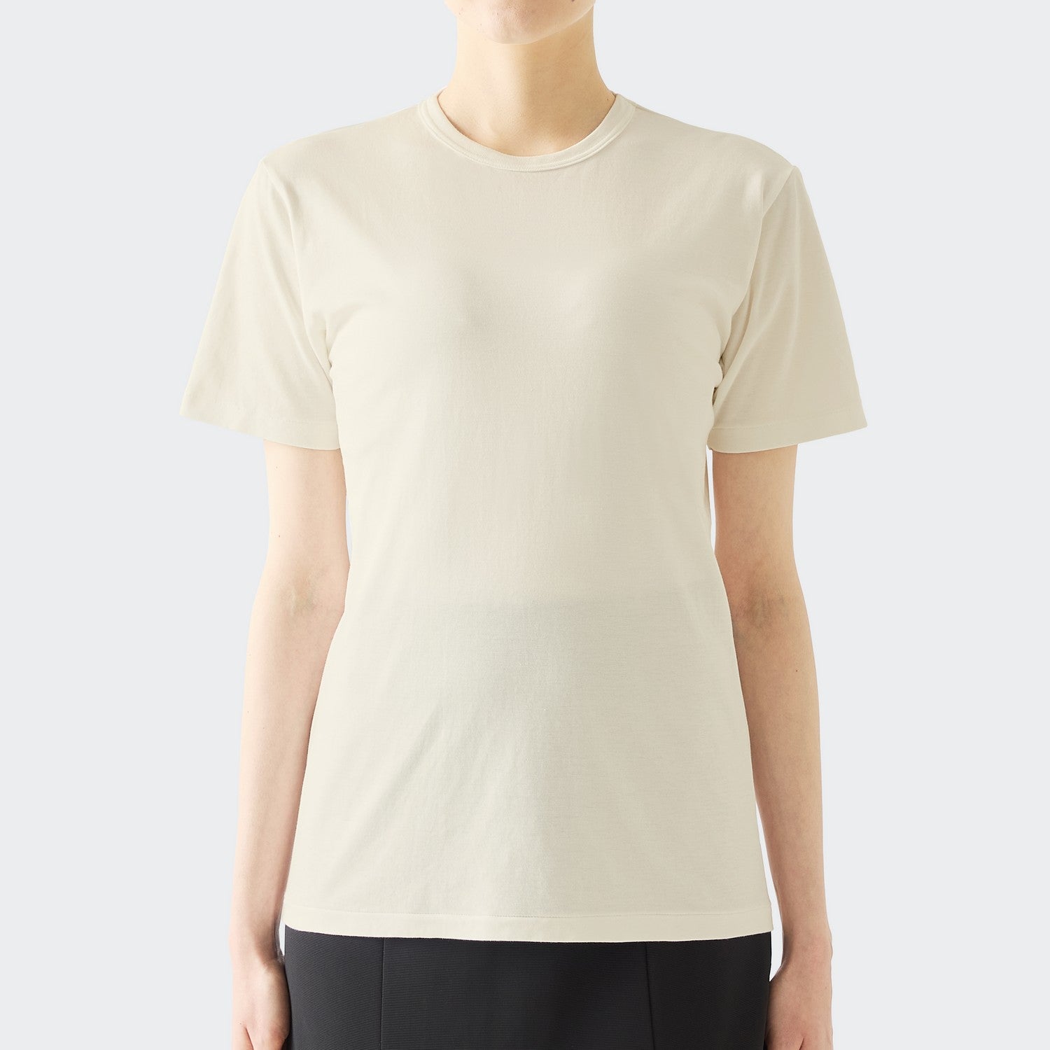 WOMENS BASIC SHORT SLEEVE CREW NECK T-SHIRT ORGANIC