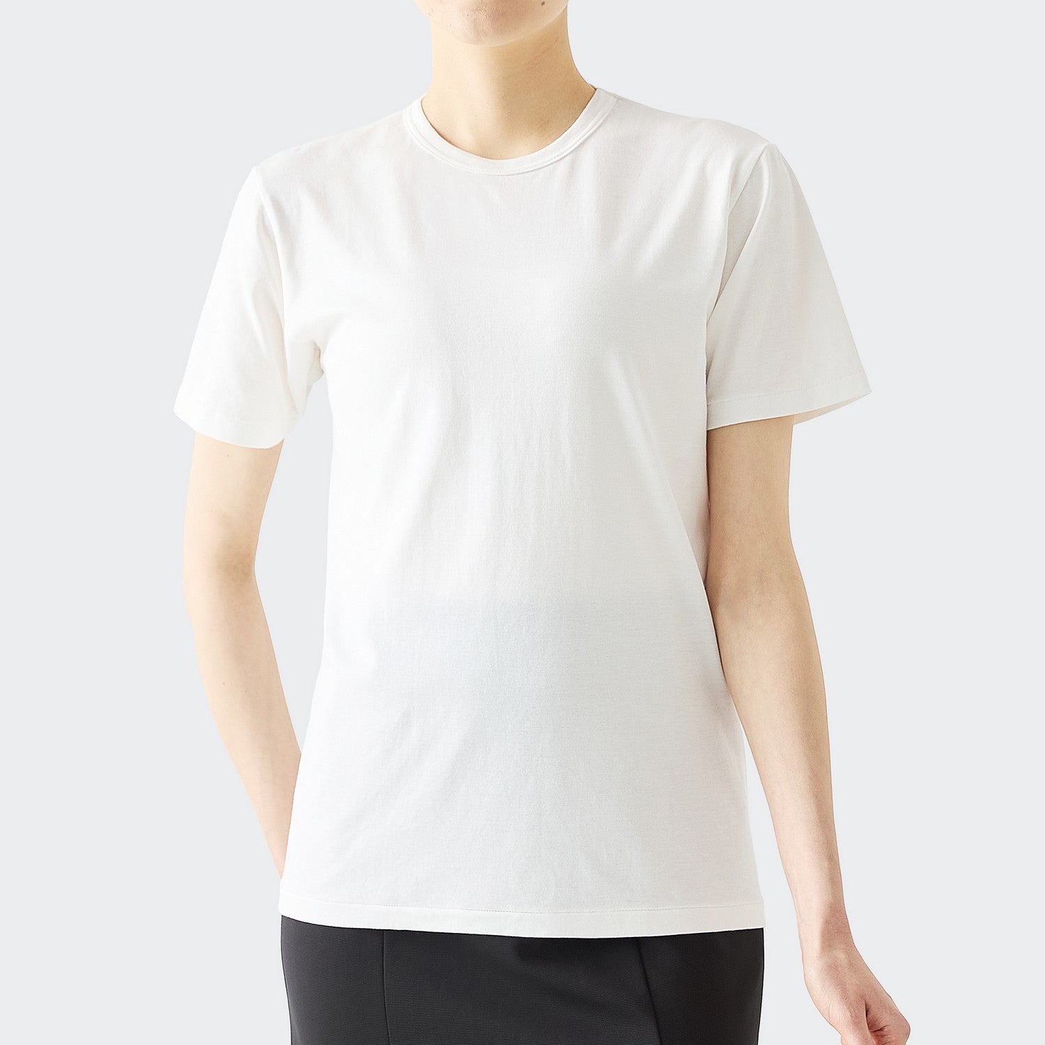 WOMENS BASIC SHORT SLEEVE CREW NECK T-SHIRT GREEN