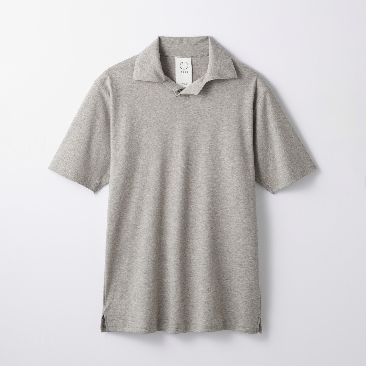 MENS ベーシック 半袖 ポロシャツ HEATHER GRAY