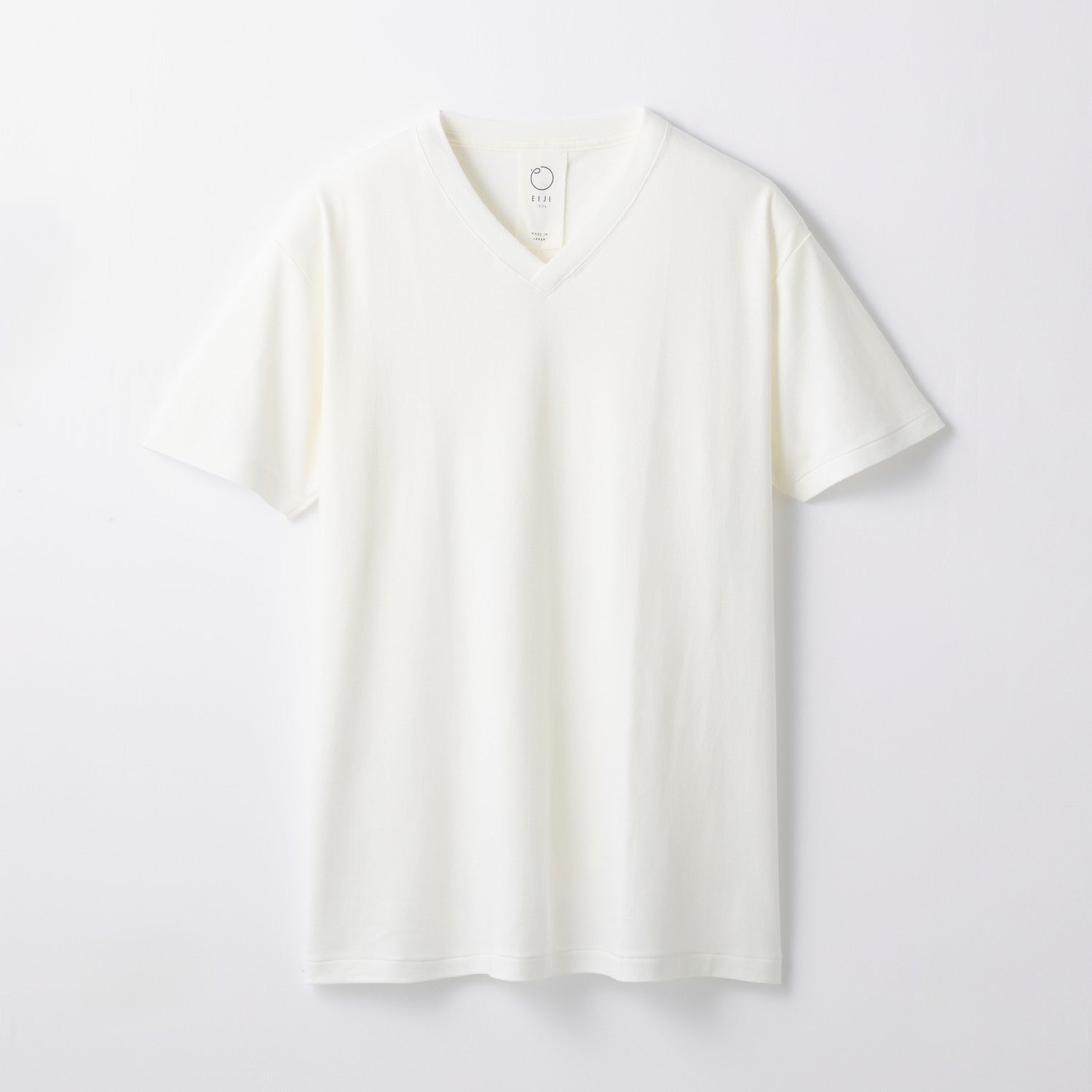 WOMENS BASIC SHORT SLEEVE V-NECK T-SHIRT WHITE